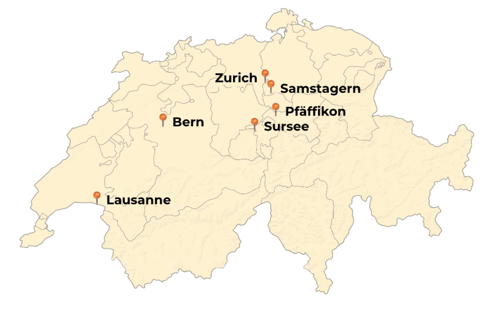 Swiss map